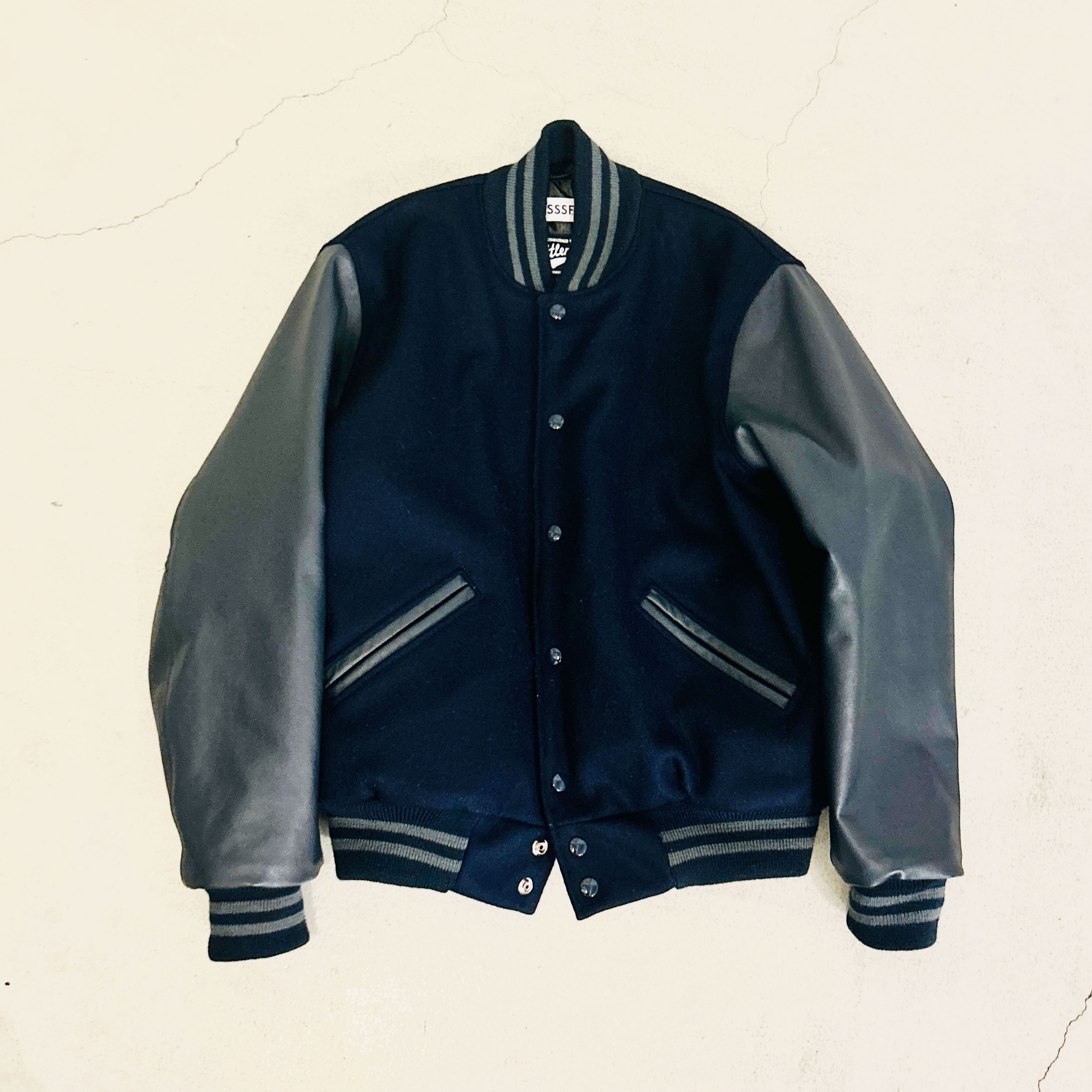 【とらみ様】theory VARSITY JKTウールブルゾンS ネイビー The Varsity JKT – SSSF